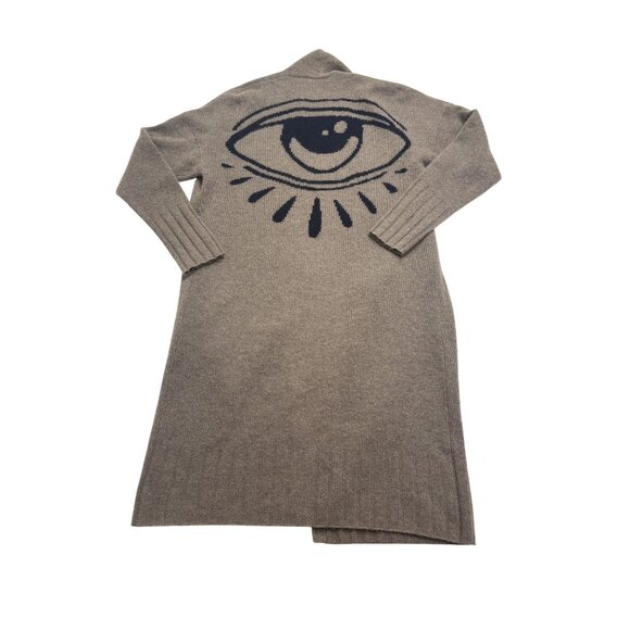 Skull Cashmere Jansen Sweater in Porcupine/Navy Eye Graphic - Picture 5 of 6